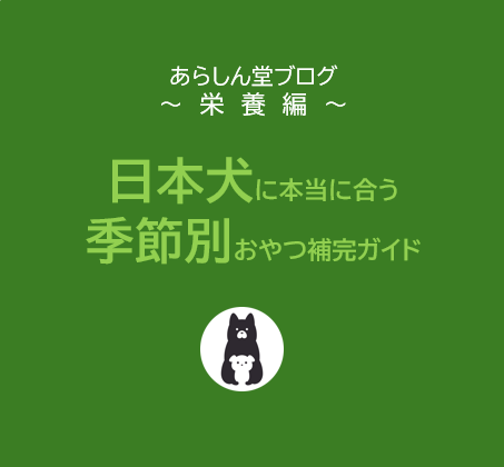 日本犬に本当に合う食事とは？総合栄養食の見直しと季節別おやつ補完ガイド